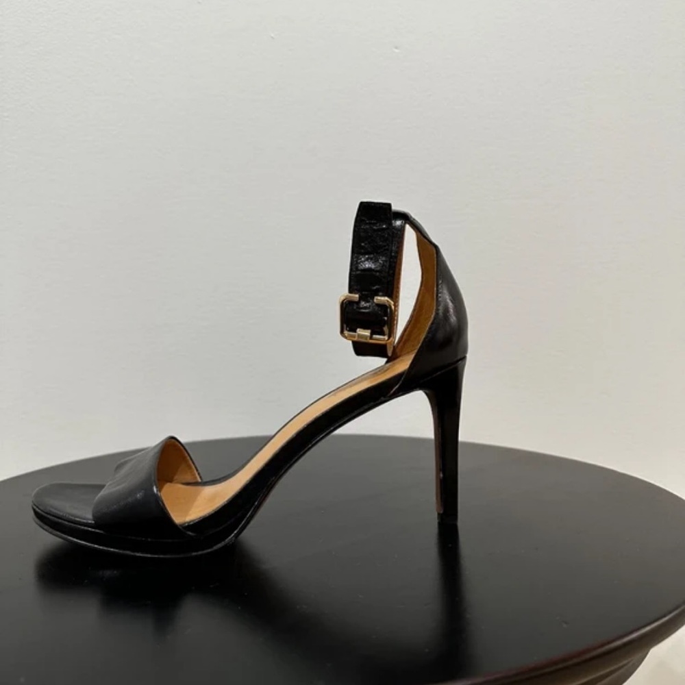 Nine West Black Strappy Heels